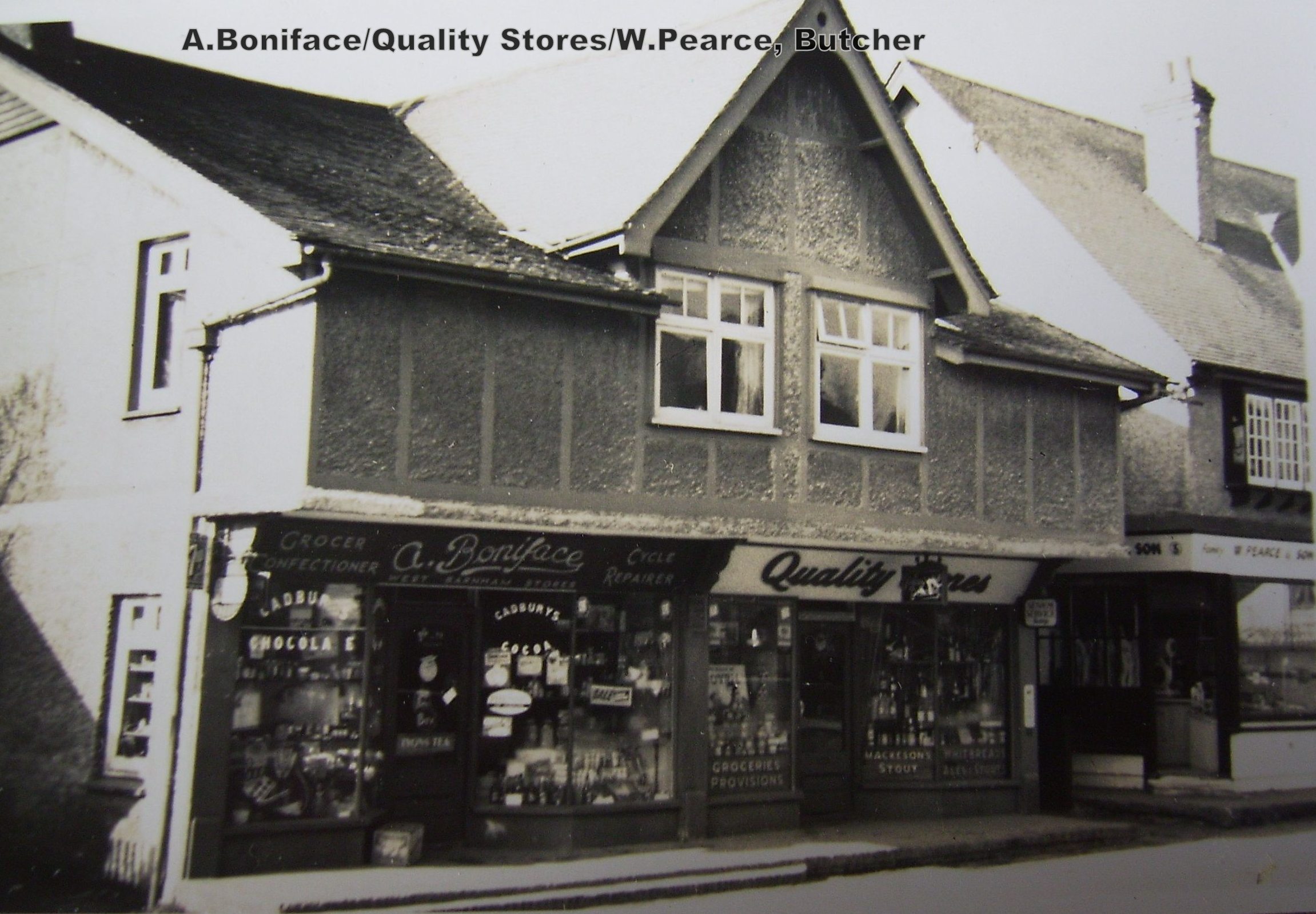Barnham and Eastergate Barnham Road shops Part 2 south side